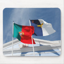 Portugal and Azores flags mousepads