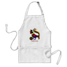 Portugal barcelos "galo" jogador de futebol aprons