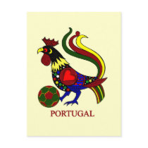 Portugal barcelos "galo" jogador de futebol postcards