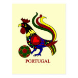 Portugal barcelos "galo" jogador de futebol postcards
