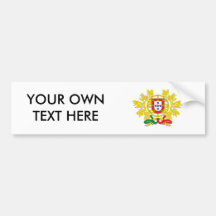 Portugal Coat of Arms Bumper Sticker