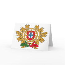Portugal Coat of Arms Greeting Card