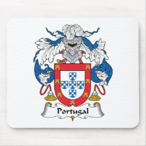 Portugal Family Crest Mouse Mats