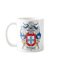 Portugal Family Crest Coffee Mugs