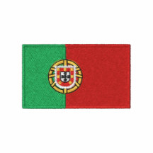 Portugal flag embroidered men's t-shirt