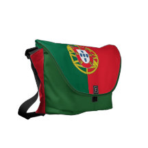 Portugal Flag Rickshaw Messenger Bag