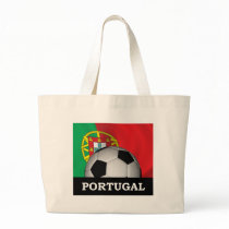 Portugal Football Tote Bags