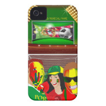 Portugal Football Fan iPhone 4 Case