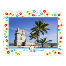 Portugal in photos - Belém Tower Postcard