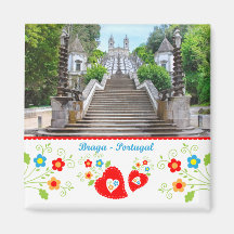 Portugal in photos - Braga Fridge Magnet