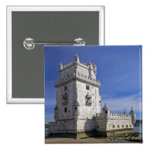 Portugal, Lisbon. Belem Tower, a UNESCO World Buttons