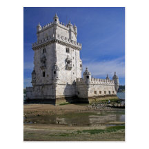 Portugal, Lisbon. Belem Tower, a UNESCO World Postcard