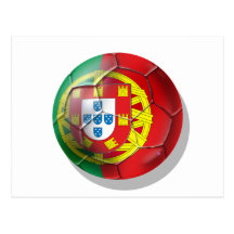 Portugal National football soccer team fans Tees Post Card