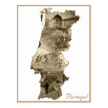 Portugal Photographic Collage Postcard