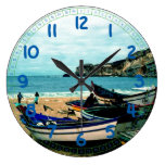 Portugal Seaside IV - Colourful Boats on the Beach