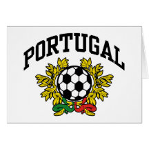 Portugal Soccer Greeting Card