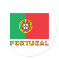 Portugal Round Stickers