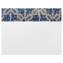 Portuguese Azulejo tiles Letterhead Design