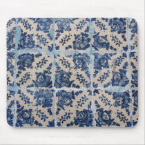 Portuguese Azulejo tiles Mouse Pads
