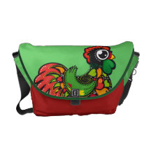Portuguese Barcelos Rooster messenger bag
