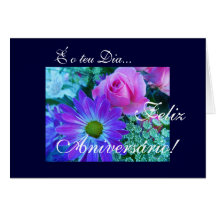 Portuguese: Birthday/Aniversário Cards