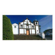 Portuguese church personalized photo card