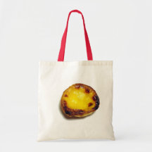Portuguese custard tart tote bag