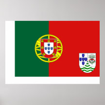 Portuguese East Africa (Proposal), Portugal flag Poster
