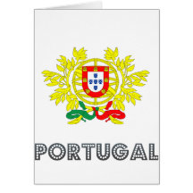 Portuguese Emblem Greeting Card
