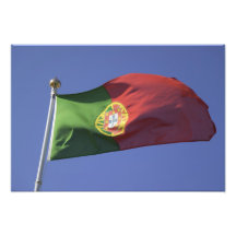 Portuguese Flag RF) Photographic Print