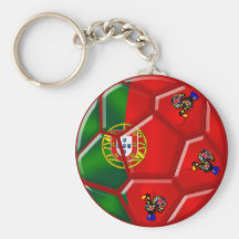 Portuguese flag soccer ball for das Quinas Tees Key Chains