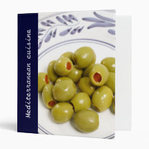 Portuguese green olives vinyl binder