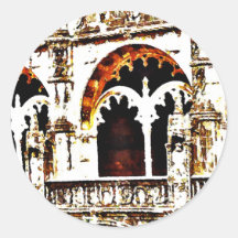 Portuguese Monastery - Mosteiro dos Jeronimos Sticker