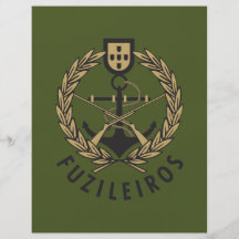 Portuguese Navy Marines "Fuzileiros" Personalized Flyer