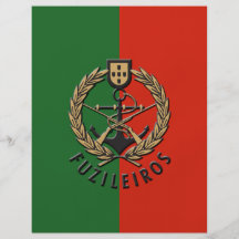 Portuguese Navy Marines "Fuzileiros" Personalized Flyer