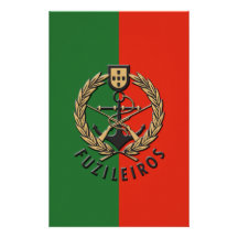 Portuguese Navy Marines "Fuzileiros" Custom Stationery