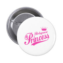 Portuguese Princess Pinback Buttons