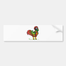 Portuguese Rooster bumper sticker