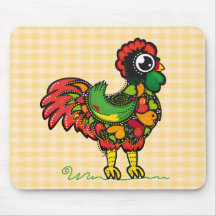 Portuguese Rooster mousepad