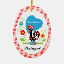 Portuguese Rooster of Luck Ornament