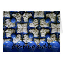Portuguese Thank You Note Card