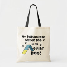 Portuguese Water Dog Agility Dog Tote Bag