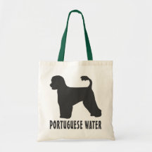 Portuguese Water Dog Canvas Bag
