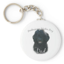 Portuguese Water Dog Dad 2 Keychains