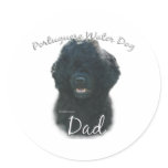 Portuguese Water Dog Dad 2 Stickers