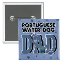 Portuguese Water Dog DAD Button
