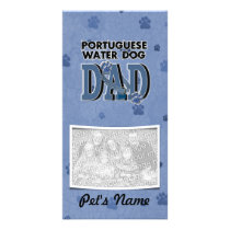 Portuguese Water Dog DAD Photo Cards