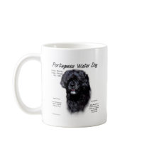 Portuguese Water Dog History Design Mugs