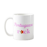 Portugueses Rock - Cute Pink Mugs
