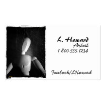 Posed- Artist's Business Card